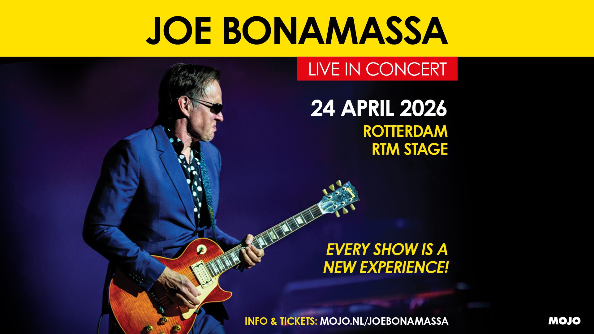 Joe Bonamassa Concert Nieuws 2026
